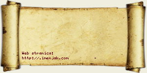 Jelica Adamović vizit kartica